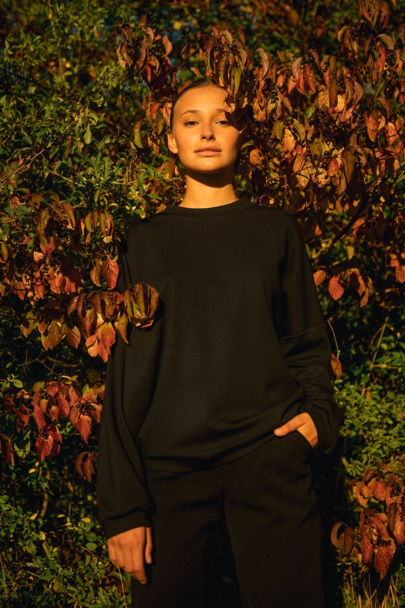 O-Pulli schwarz Schwarz