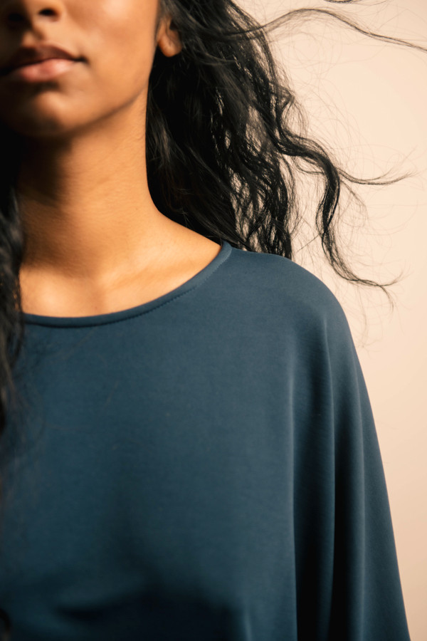 O-Pullover dunkelblau