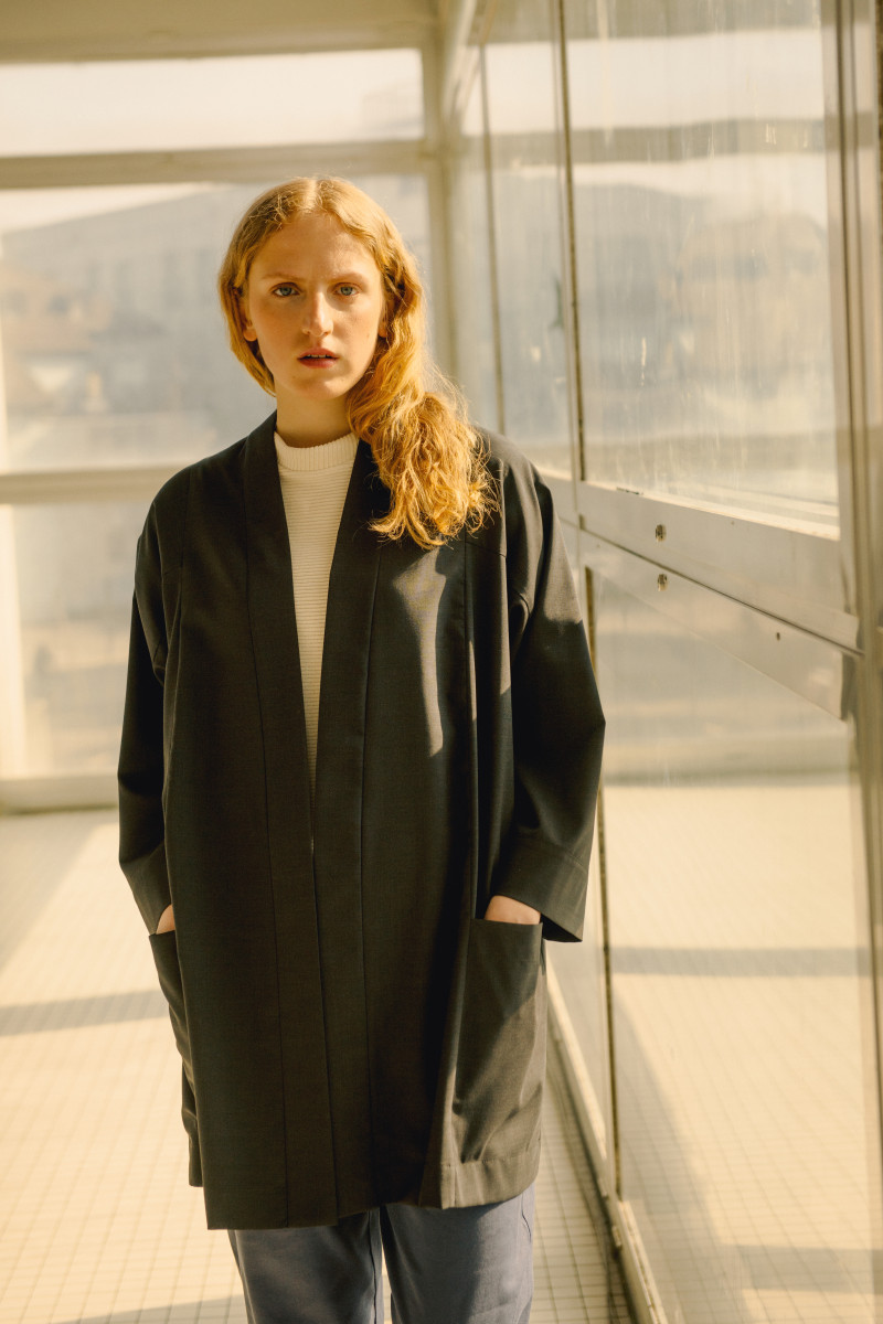 Mountain Runner Kimono anthracite