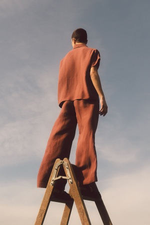 "Steppe Gull" Summer Trousers Rust
