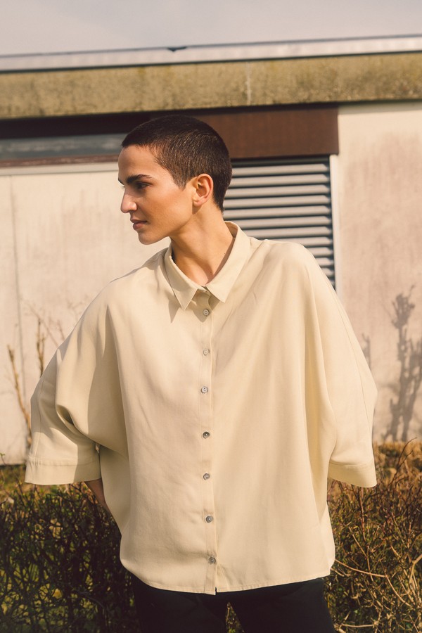 "Tree Pipit" Blouse Ecru