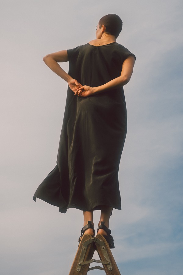 "Grey Heron" Dress