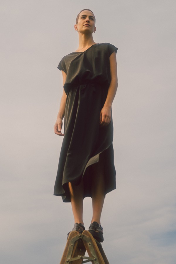 "Grey Heron" Dress