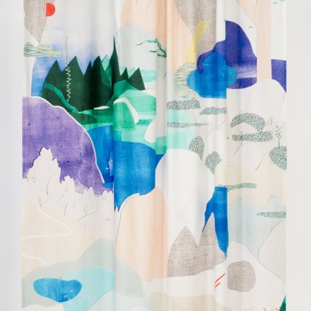Walk Shower Curtain