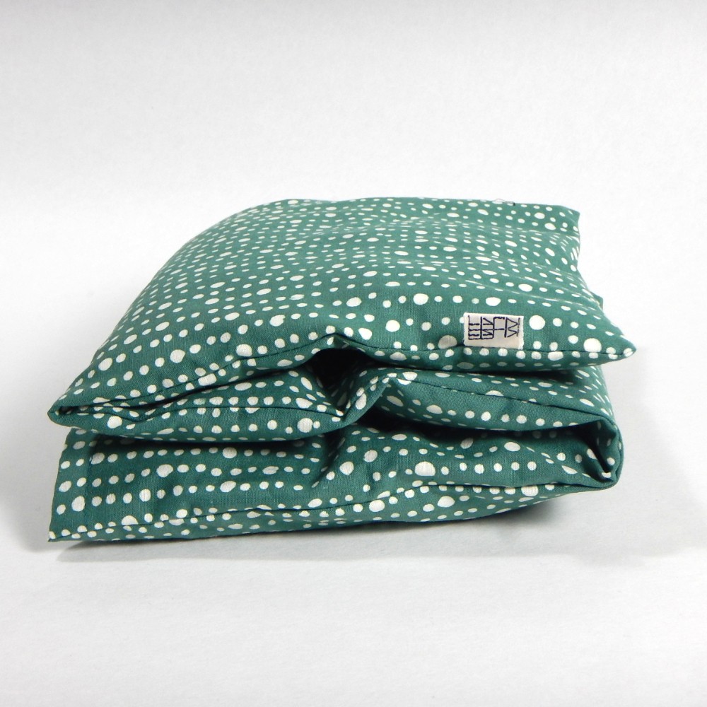 Large Grape Seed Pillow grey-green