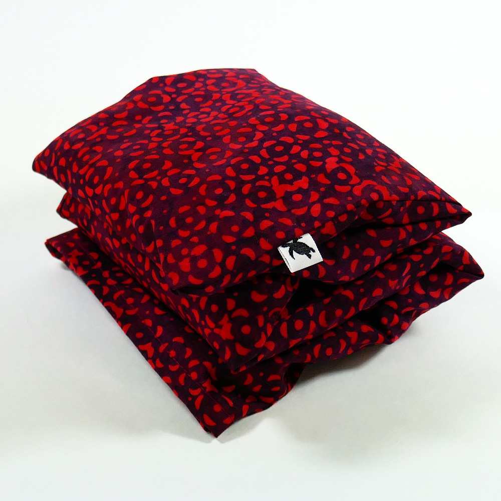 Large Grape Seed Pillow Red