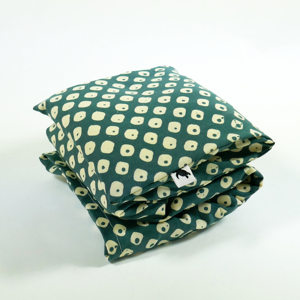 Large Grape Seed Pillow Green-grey