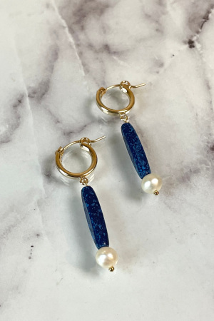 Nysa Earrings Blue