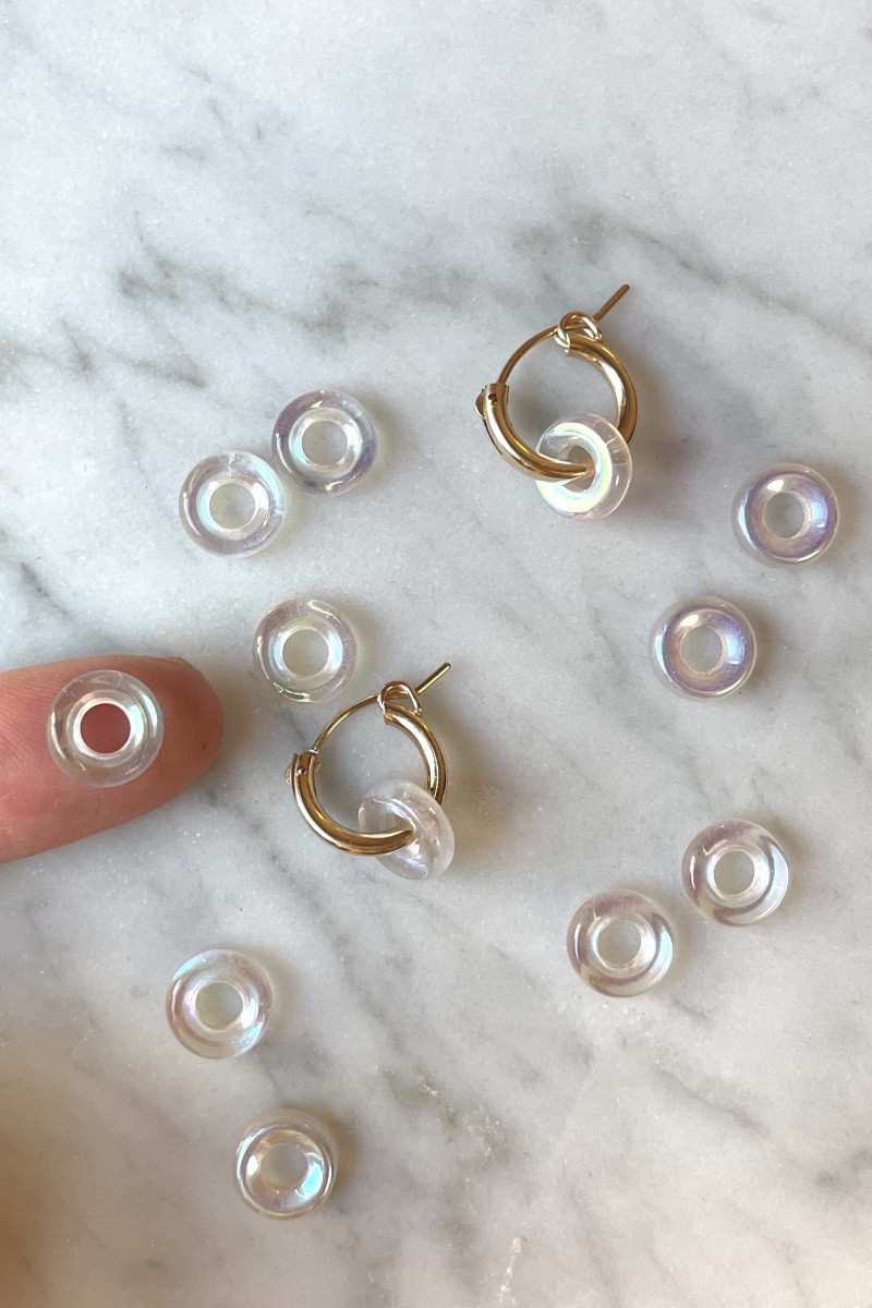 Glas Donut Hoops Gold
