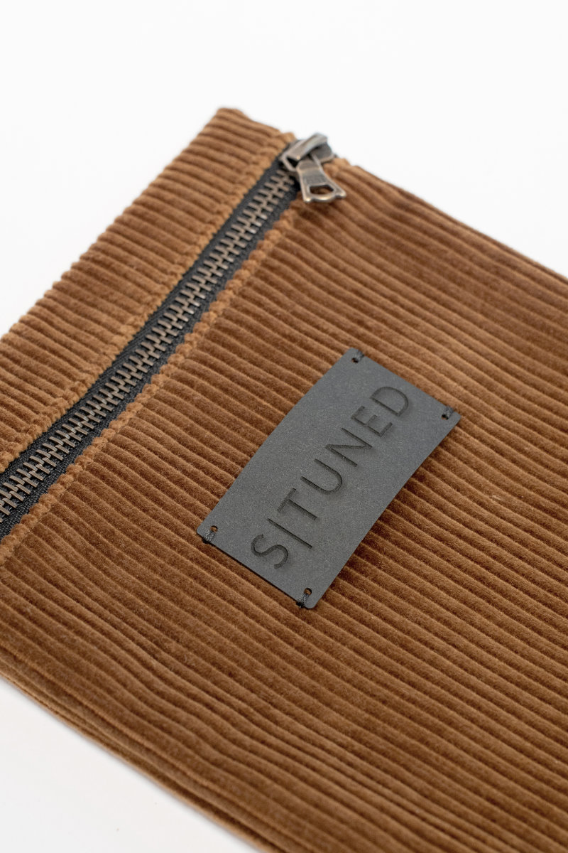 Clutch (without strap) Brown