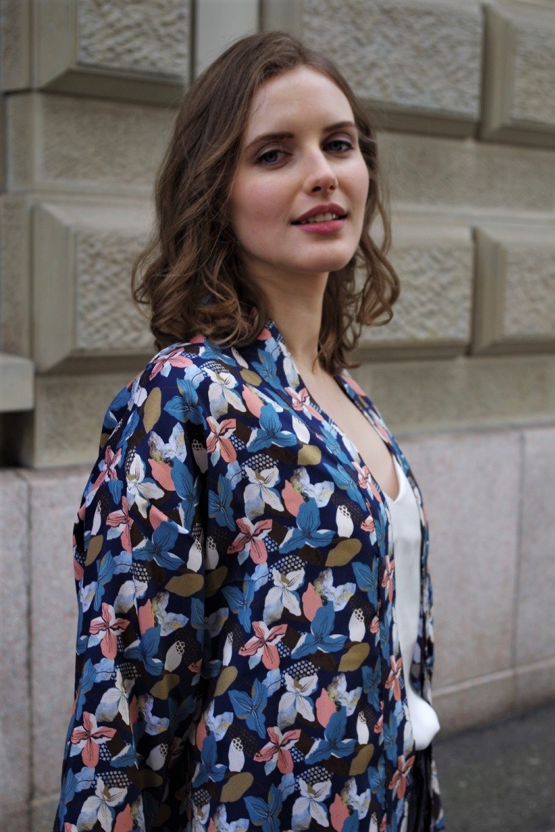 Blumenstein Tencel Kimono Coloured Lilies