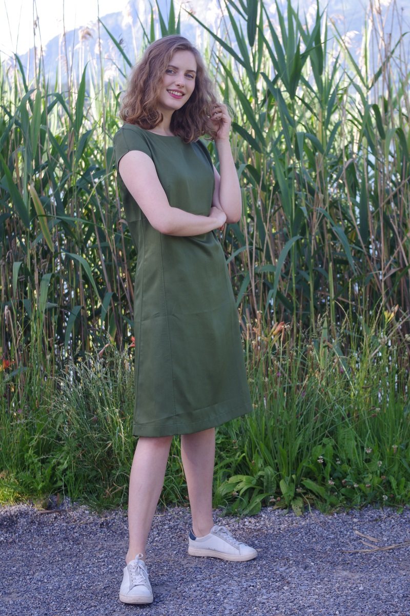 Pura Tencel Dress Red